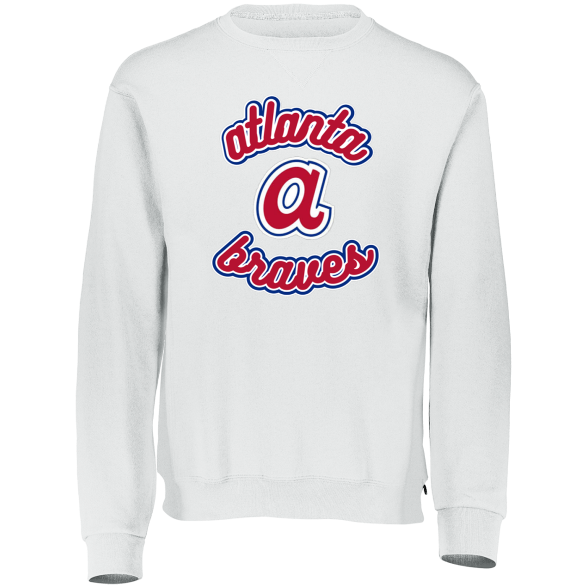 BRAVE Atlanta Braves Dri-Power Fleece Crewneck Sweatshirt