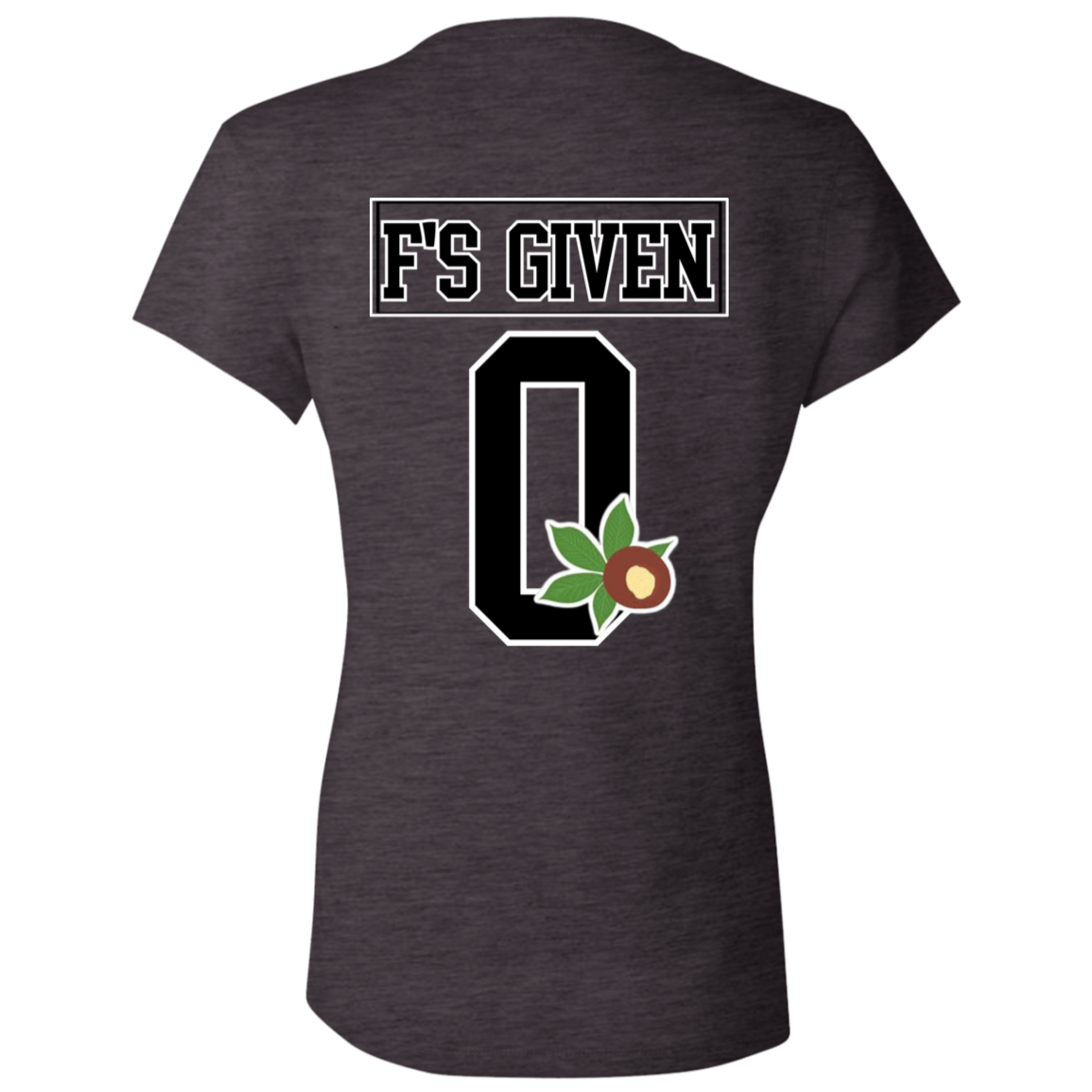 GIVEN'S Ohio State  Ladies' Jersey V-Neck T-Shirt