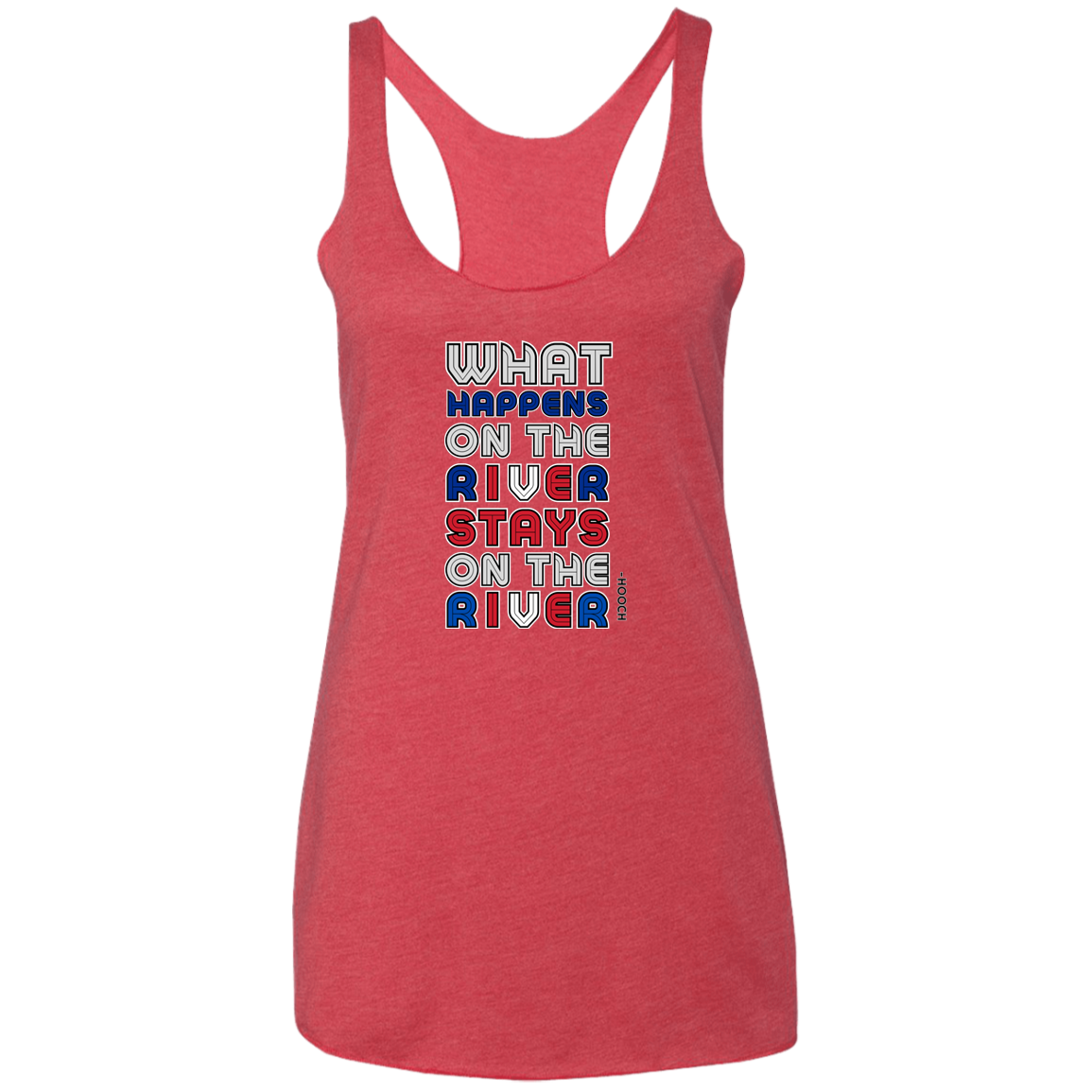 RIVER Ladies' Triblend Racerback Tank