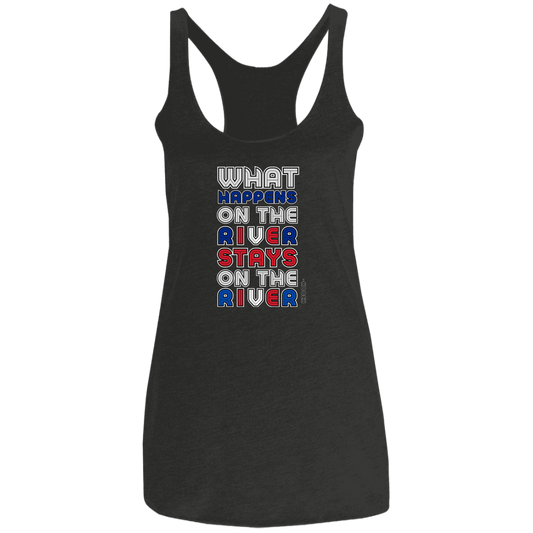 RIVER Ladies' Triblend Racerback Tank