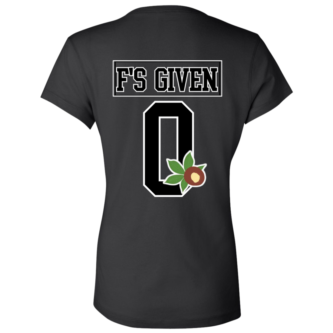 GIVEN'S Ohio State  Ladies' Jersey V-Neck T-Shirt