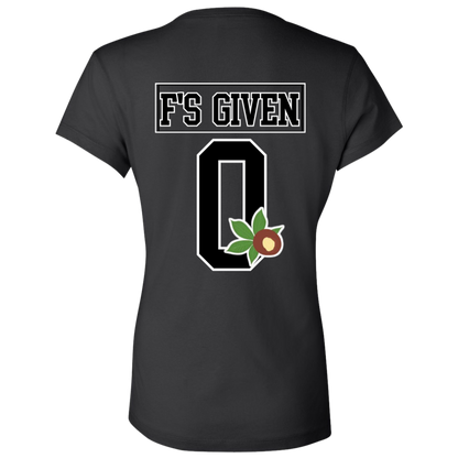 GIVEN'S Ohio State  Ladies' Jersey V-Neck T-Shirt