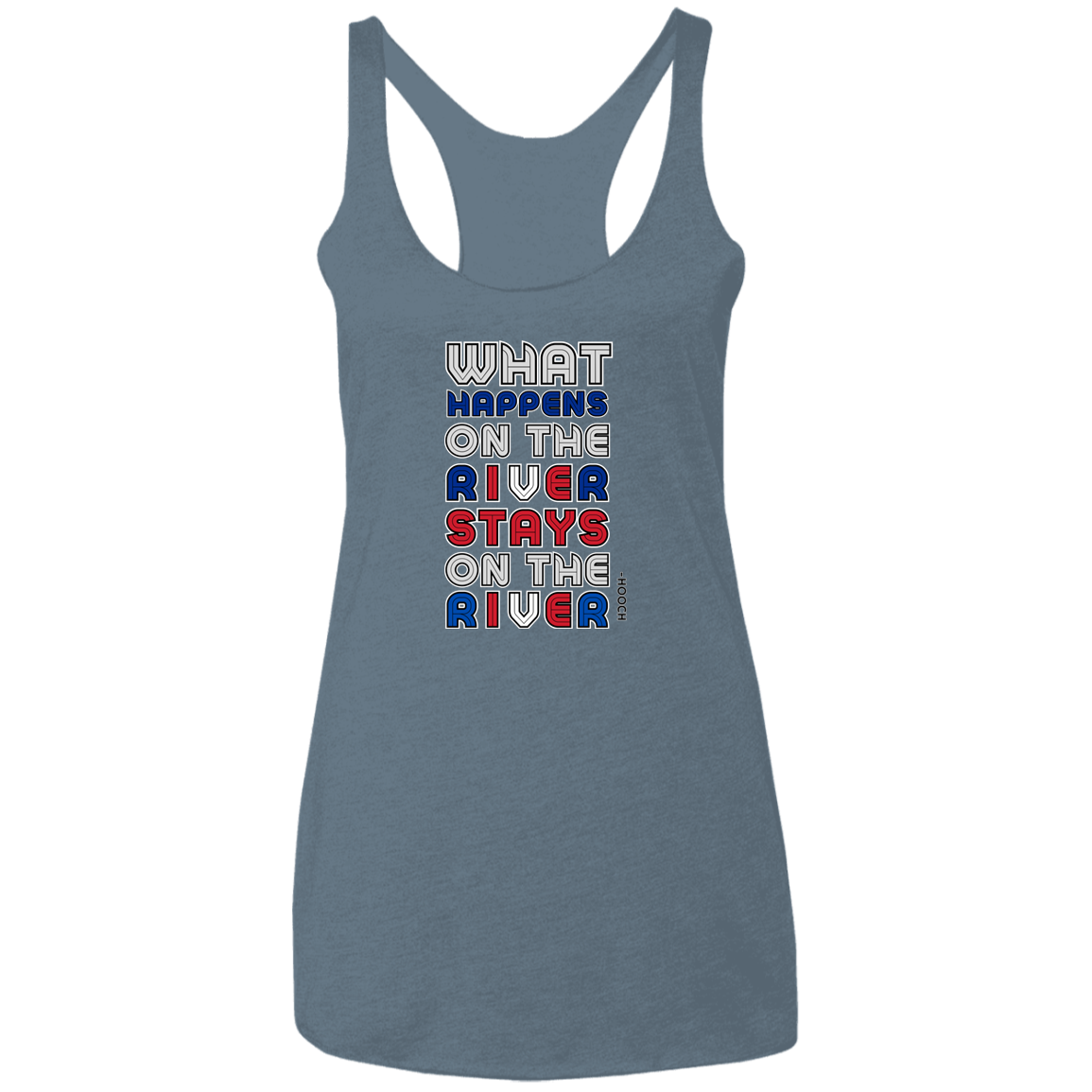 RIVER Ladies' Triblend Racerback Tank