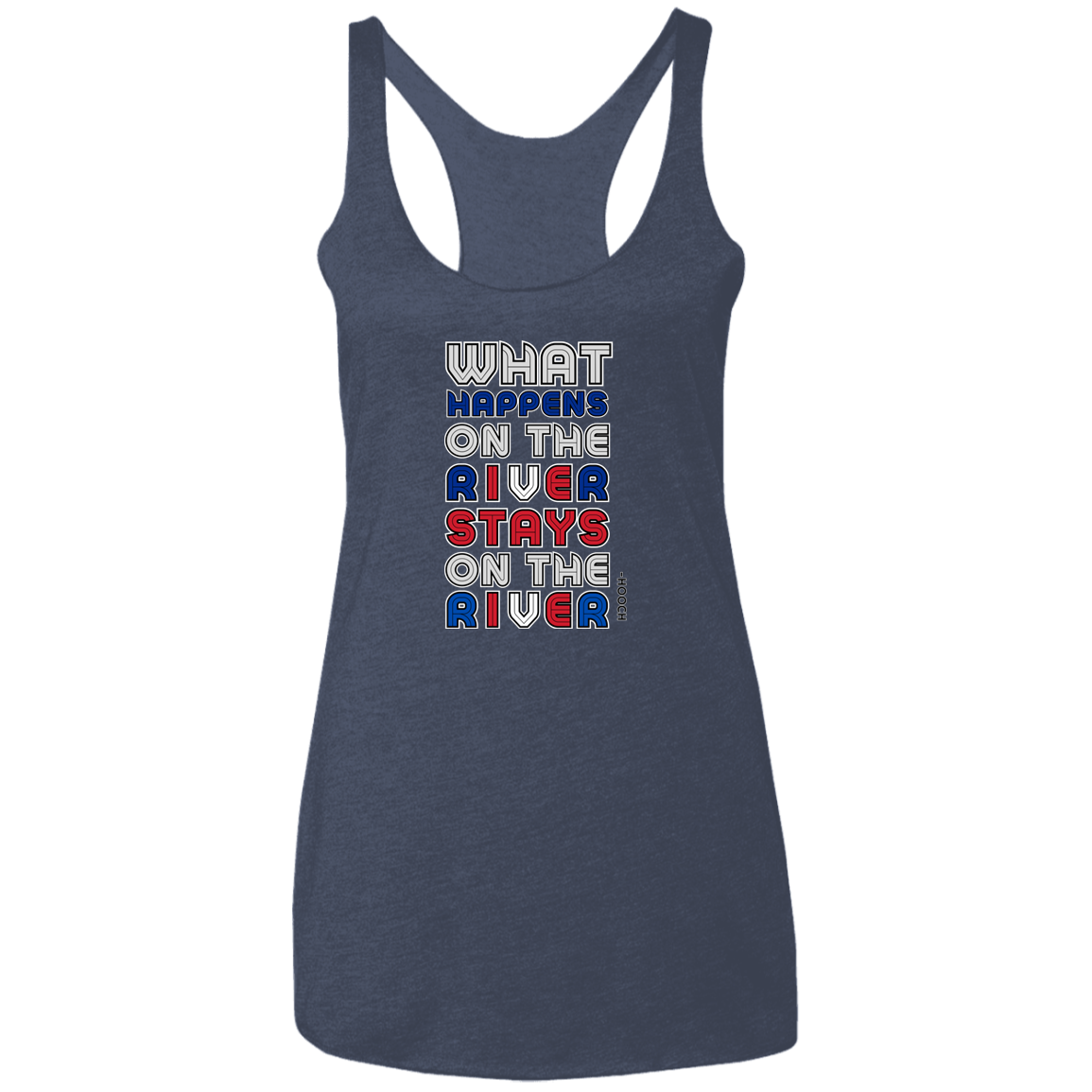 RIVER Ladies' Triblend Racerback Tank