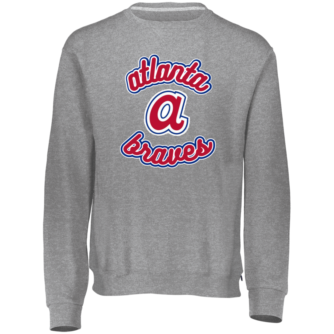 BRAVE Atlanta Braves Dri-Power Fleece Crewneck Sweatshirt