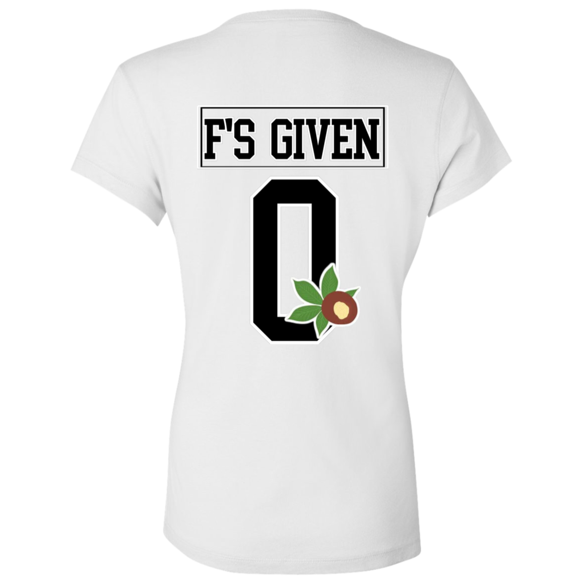 GIVEN'S Ohio State  Ladies' Jersey V-Neck T-Shirt