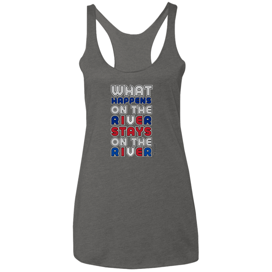 RIVER Ladies' Triblend Racerback Tank