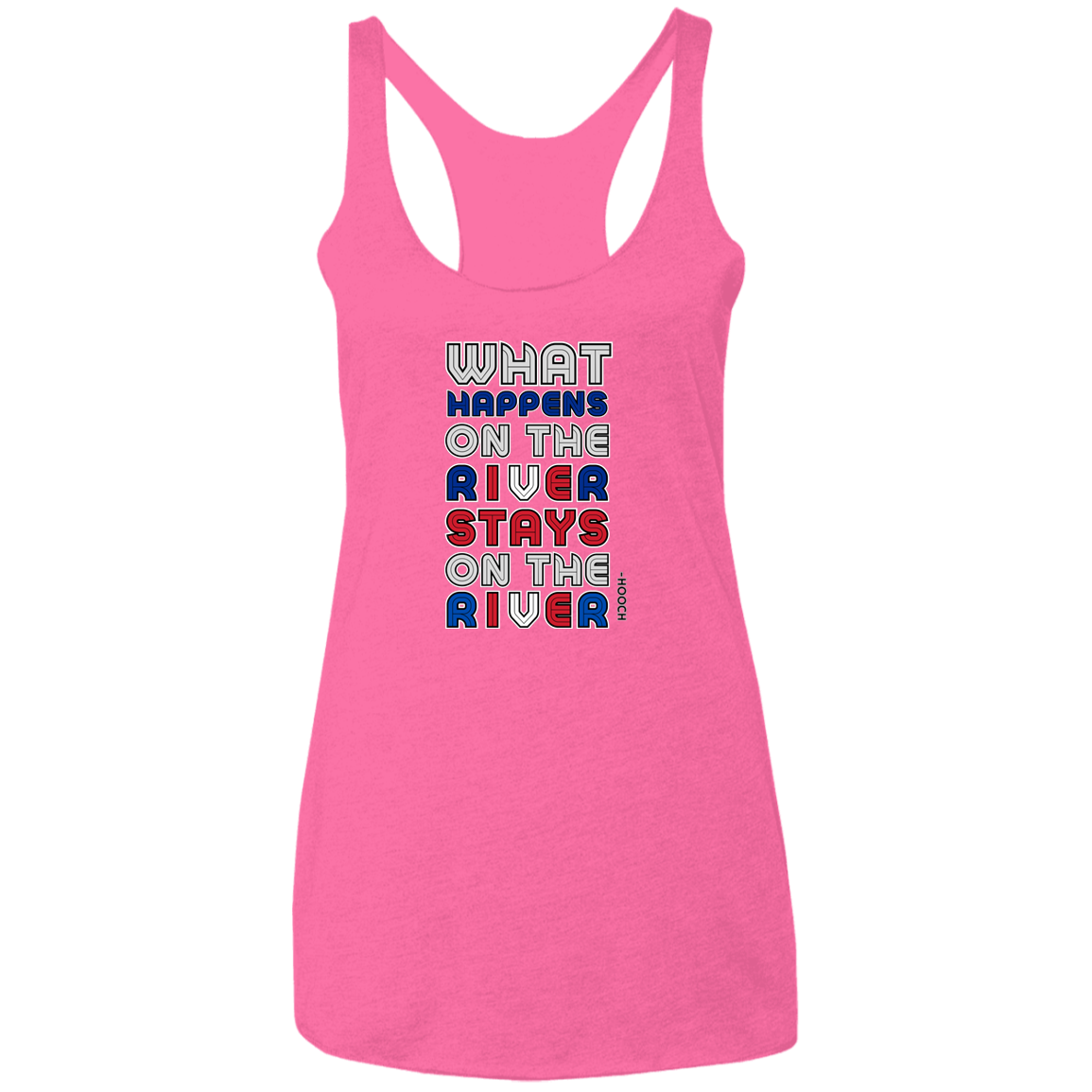 RIVER Ladies' Triblend Racerback Tank