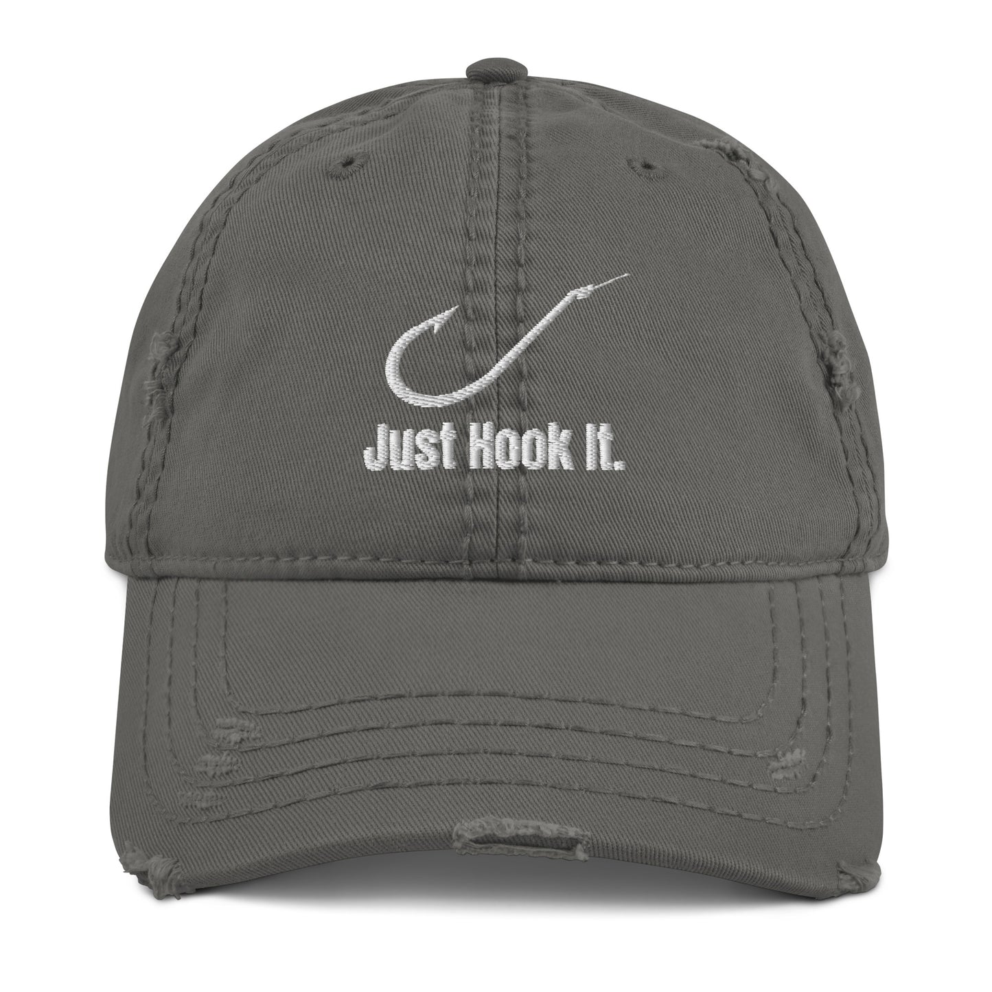 HOOCH Clothing Co. "Just Hook It." Distressed Dad Hat