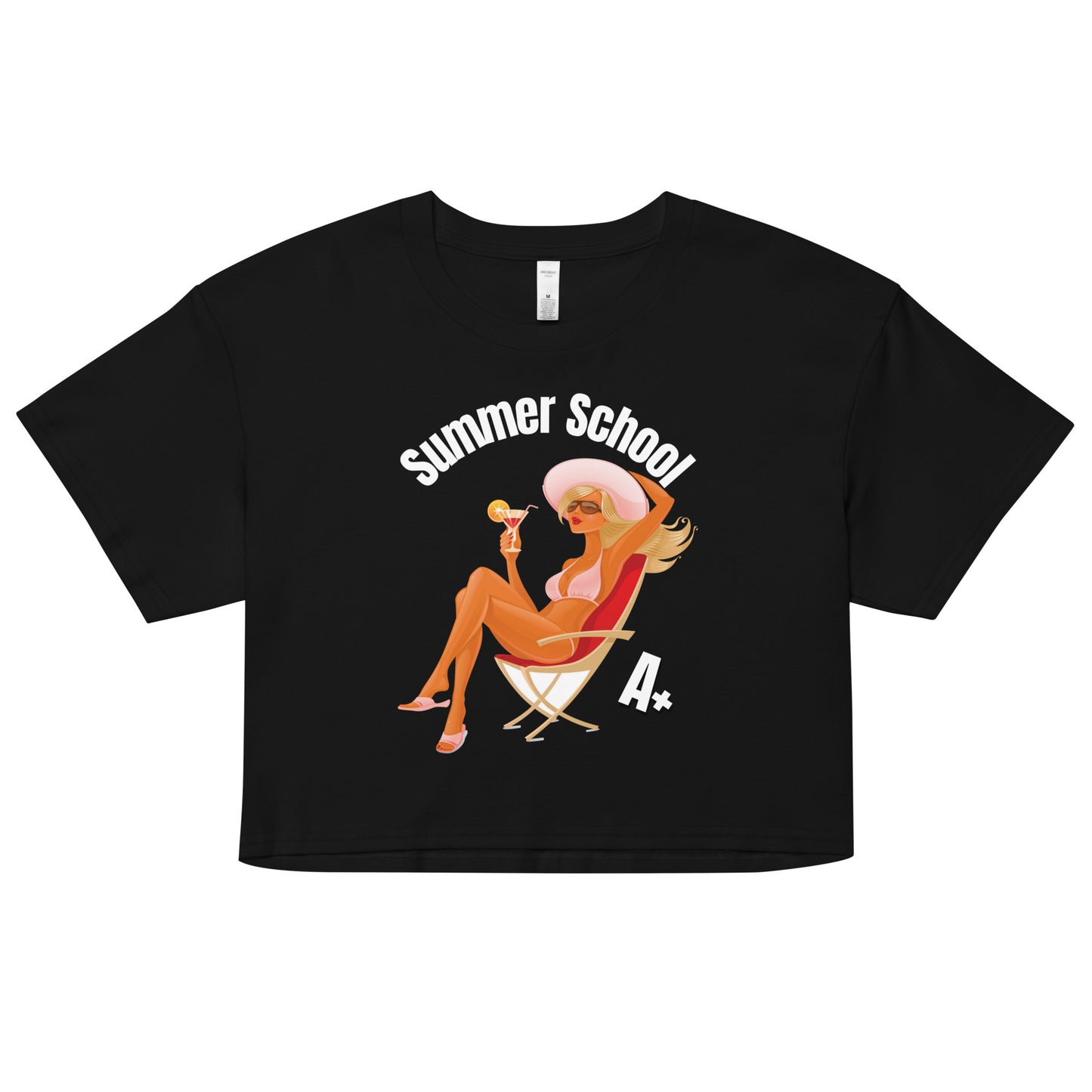 HOOCH Clothing Co. "Summer School" Women’s crop top