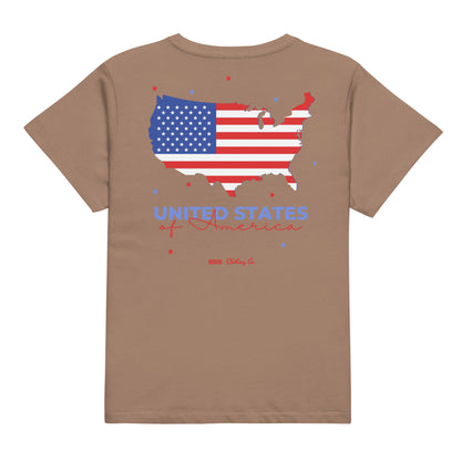 HOOCH Clothing Co. "USA" Women’s high-waisted t-shirt